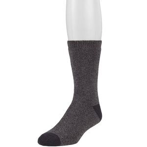 Men's Heat Holders Twist Lite Crew Socks Size 7-12 Black/ gray NWT